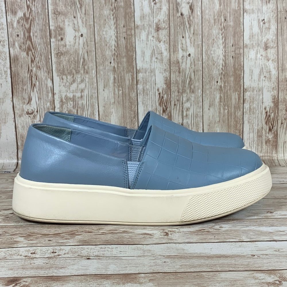 Vince Camuto Abbinna Slip On Leather Platform Chunky Casual Shoes Women's Sz 9.5